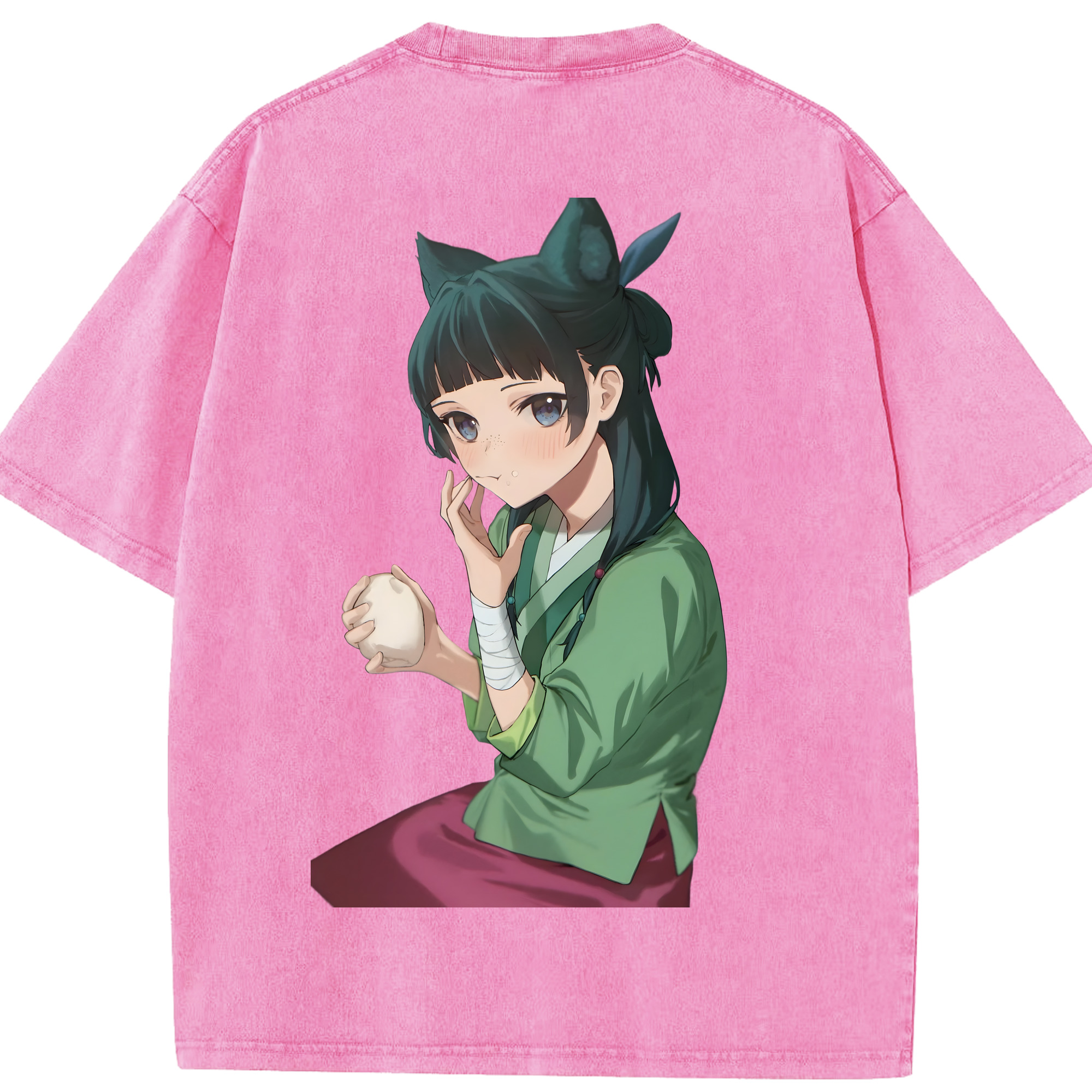 （画像用） 薬屋のひとりごと The Apothecary Diaries 綿100% ヴィンテージ風 半袖Tシャツ（背面プリント）